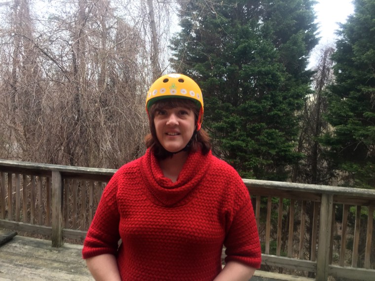 "So... tell me the truth. How does this look?" (Terry) "Baby? You are rockin' that helmet!"