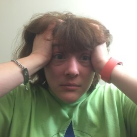 My head is gonna explode. There's a reason I don't vent in person...